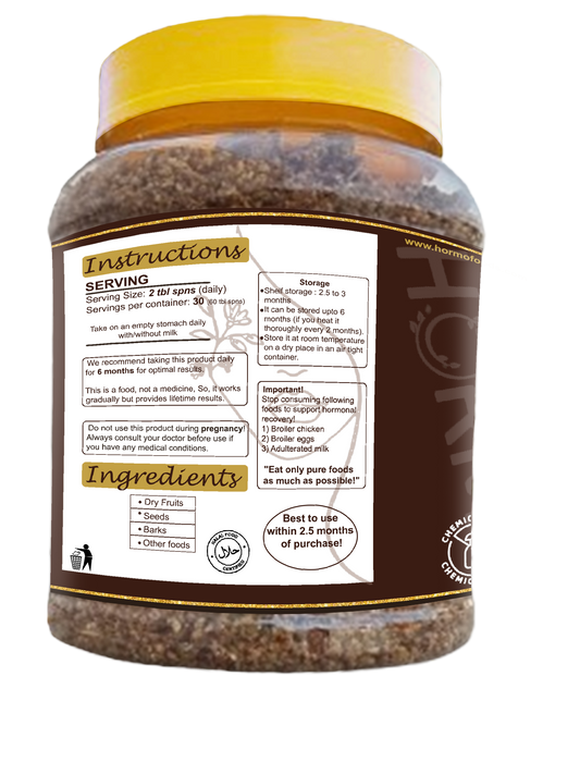Periodiet – A Hormonal Balanced diet for Women 100% Natural menstrual cycle normalization (2 spoons daily)